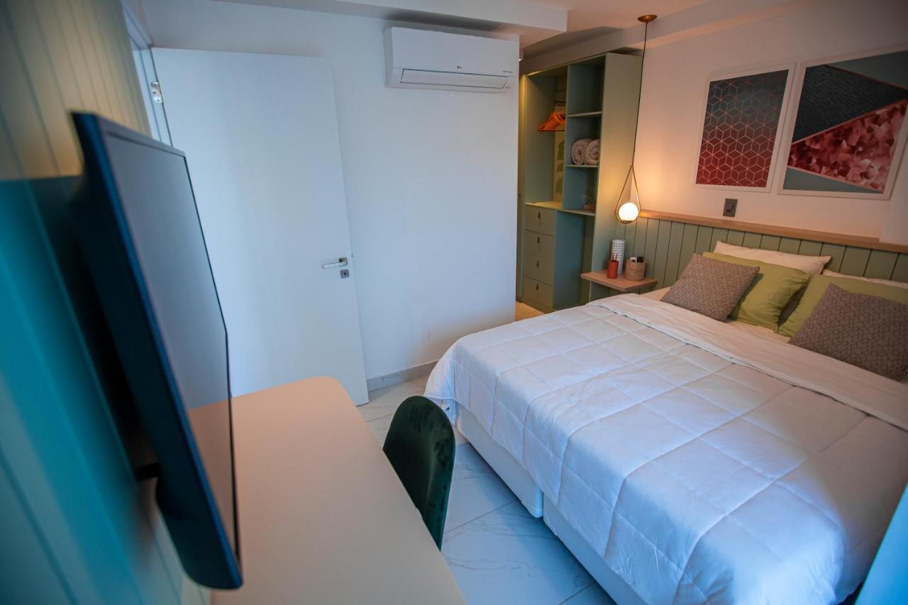 Apartamento Com Jacuzzi Na Beira Mar De Joao Pessoa No Branco Haus Exteriör bild