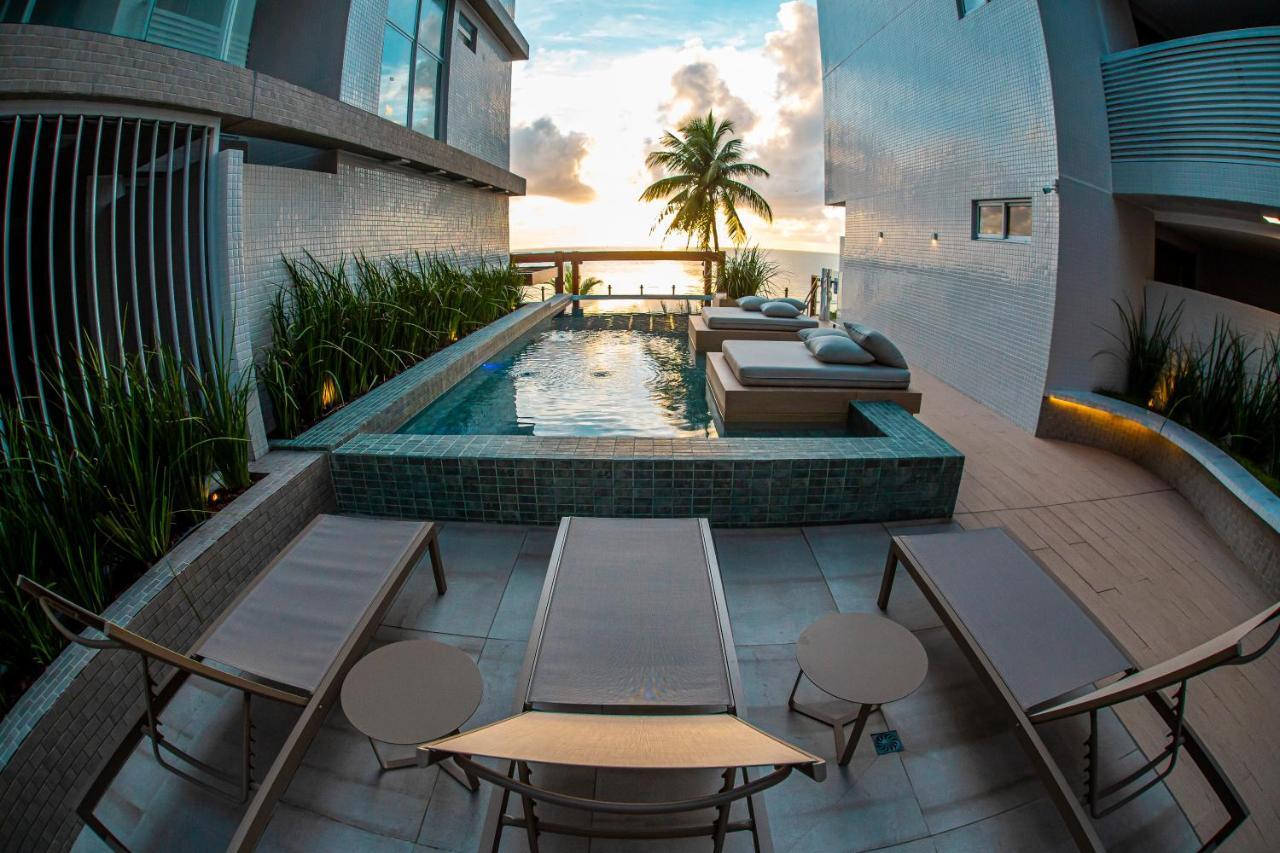 Apartamento Com Jacuzzi Na Beira Mar De Joao Pessoa No Branco Haus Exteriör bild