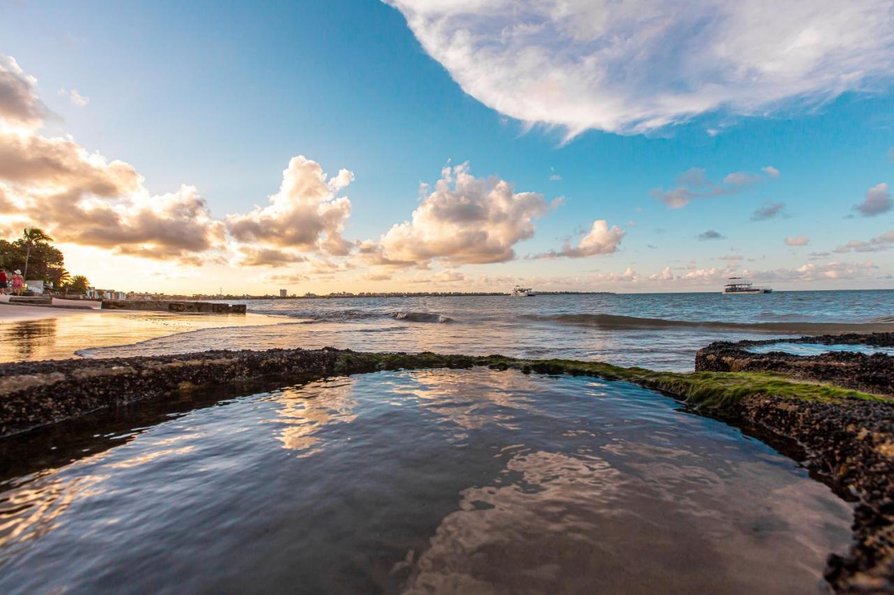 Apartamento Com Jacuzzi Na Beira Mar De Joao Pessoa No Branco Haus Lägenhet Exteriör bild