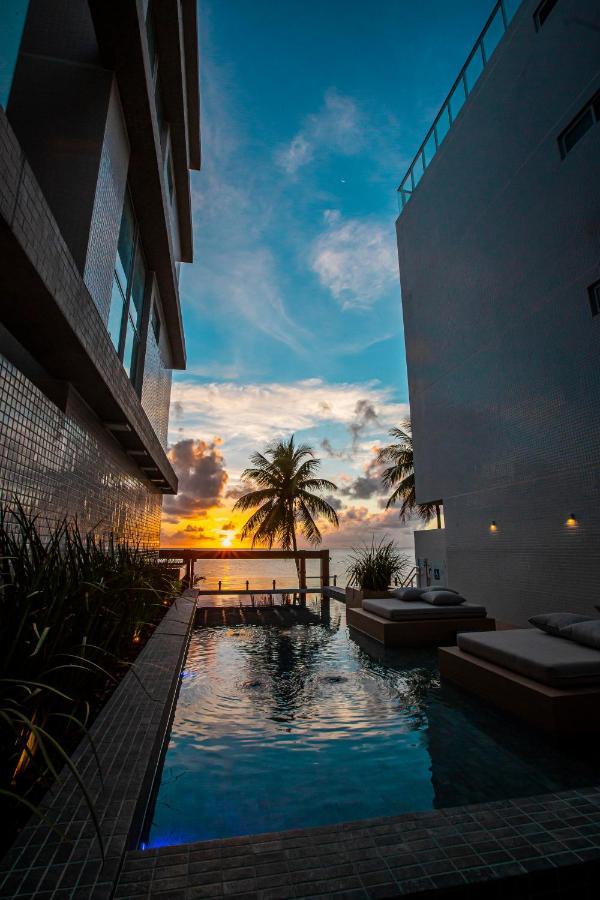 Apartamento Com Jacuzzi Na Beira Mar De Joao Pessoa No Branco Haus Exteriör bild