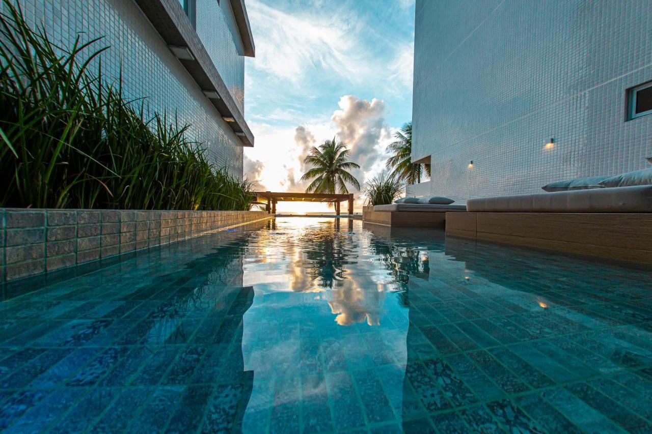 Apartamento Com Jacuzzi Na Beira Mar De Joao Pessoa No Branco Haus Exteriör bild