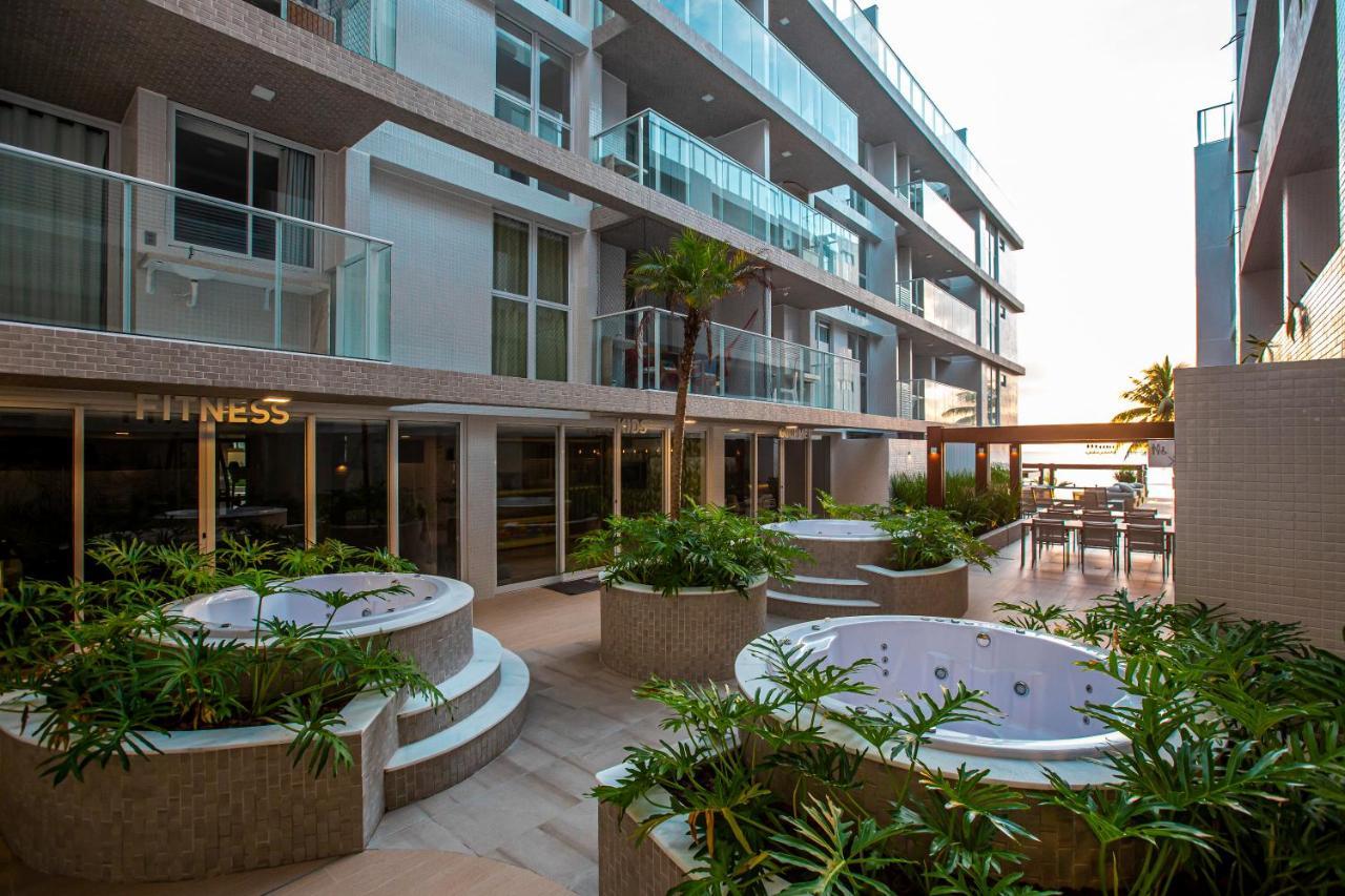 Apartamento Com Jacuzzi Na Beira Mar De Joao Pessoa No Branco Haus Exteriör bild